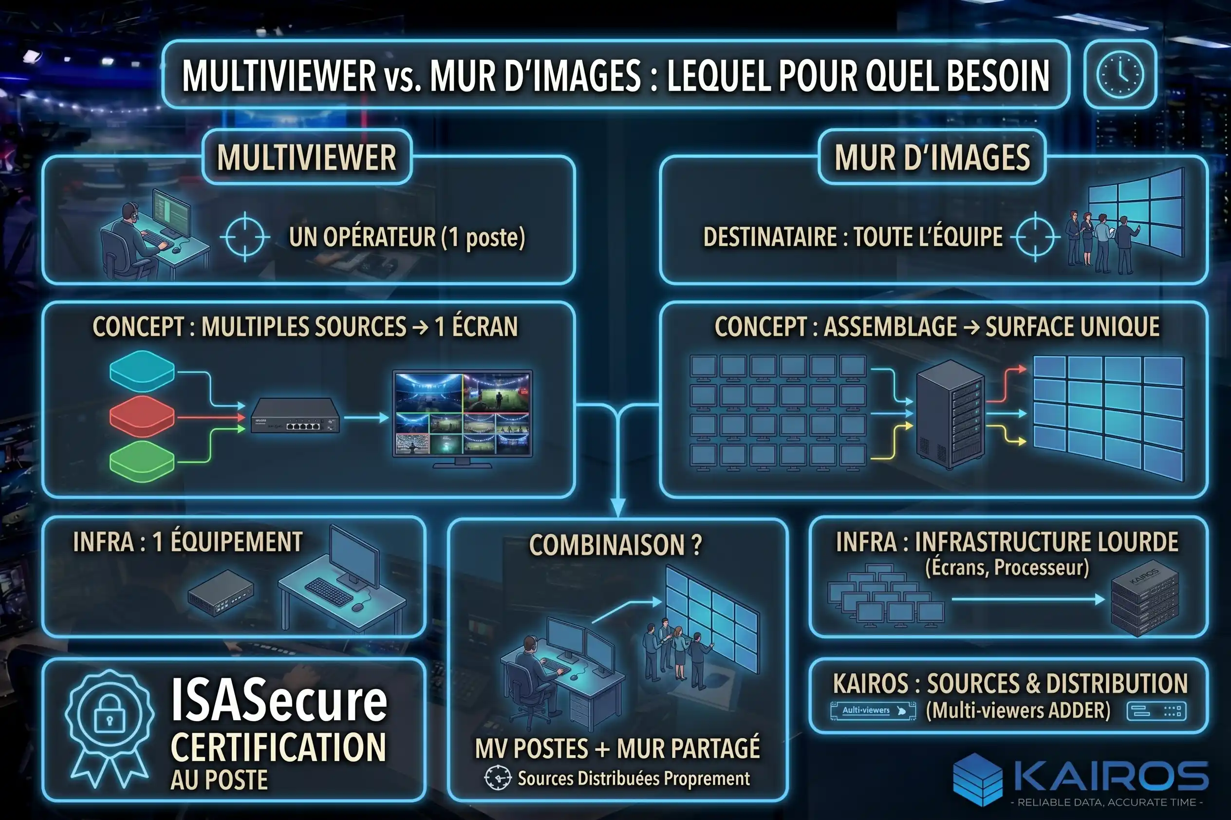 kairos multiviewer mur d images