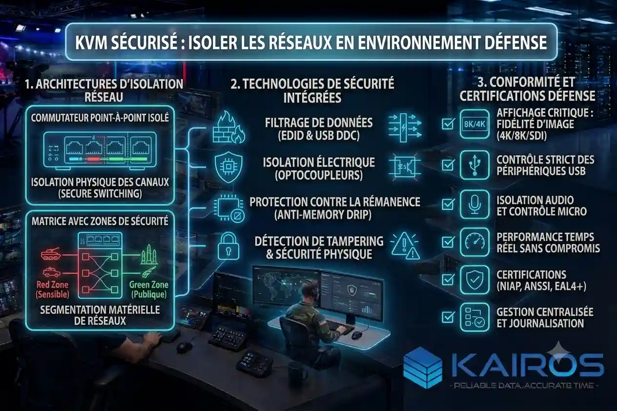 KVM sécurisé : isoler les réseaux en environnement défense