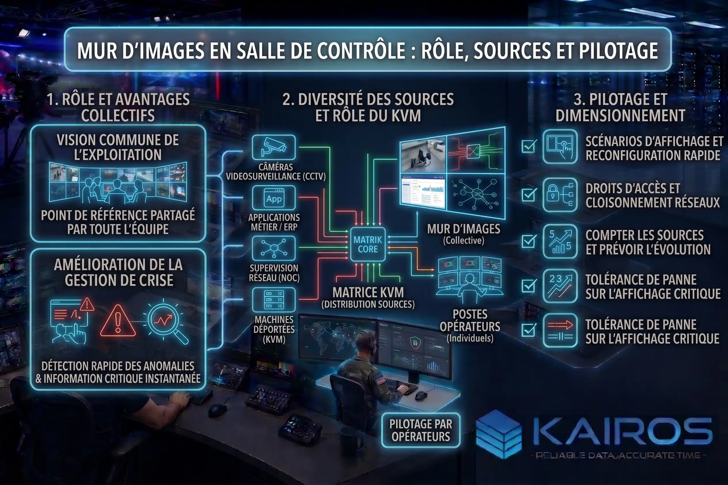 mur images salle controle kairos